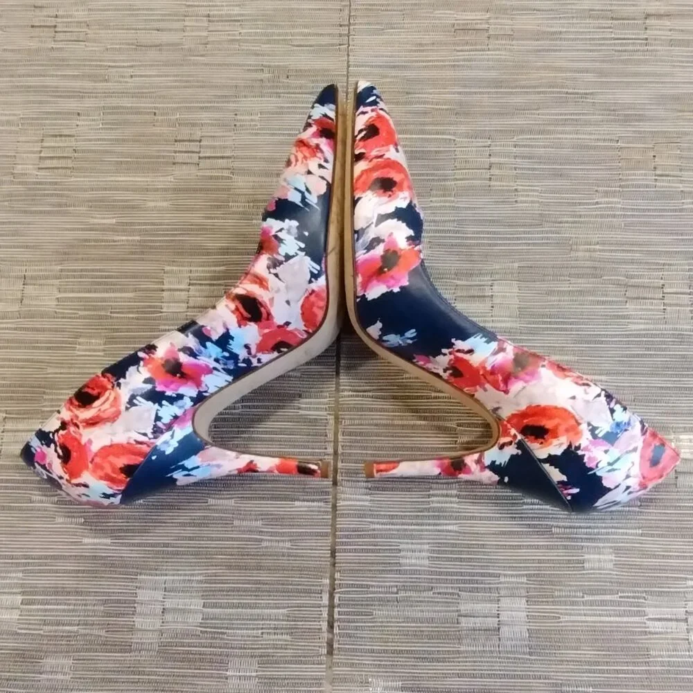 Kate Spade Floral Pumps Size 6.5 - Picture 5 of 12